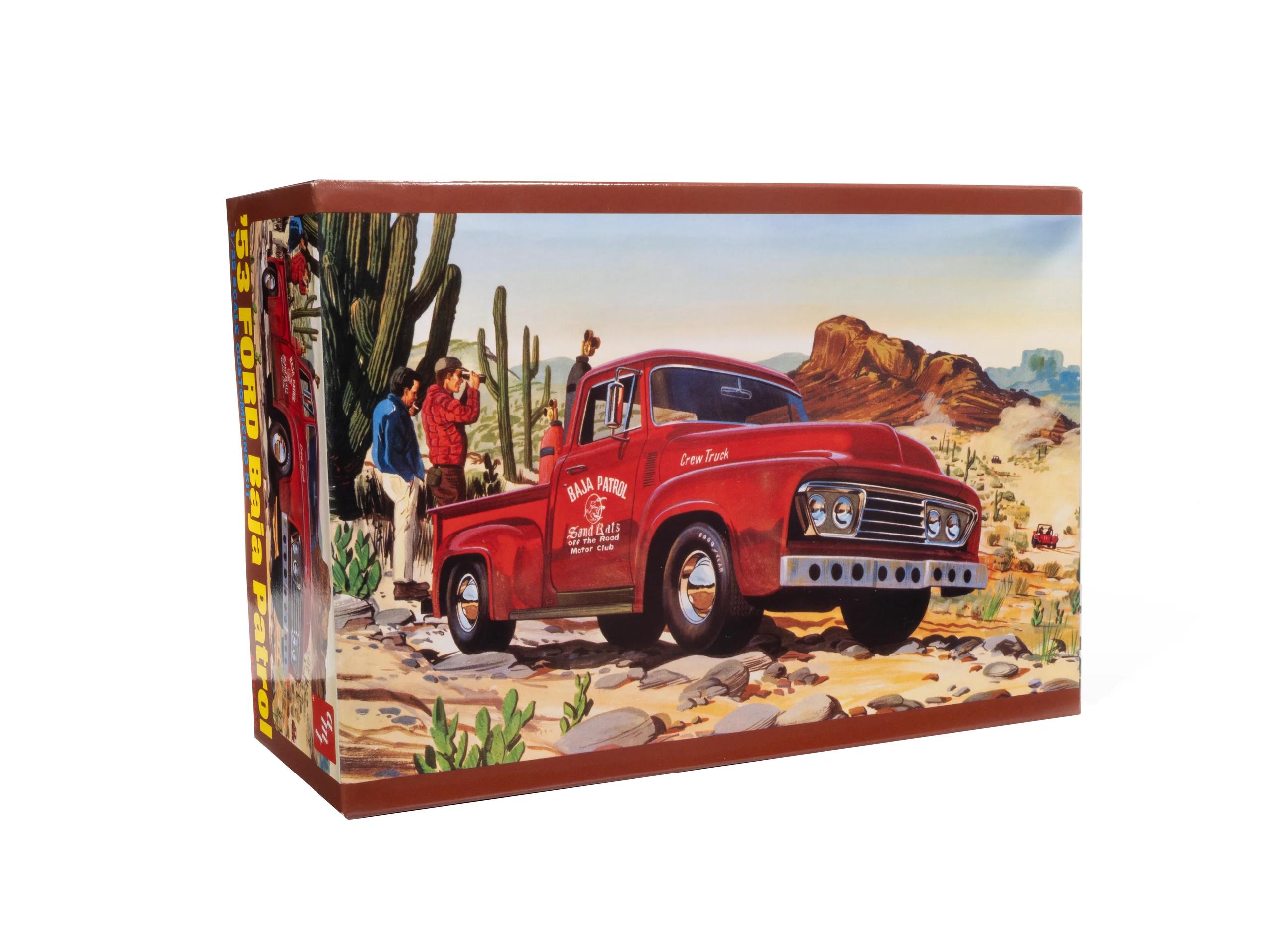 AMT 1/25 53ford Pu Baja Patrol Model Kit — official product photo 1