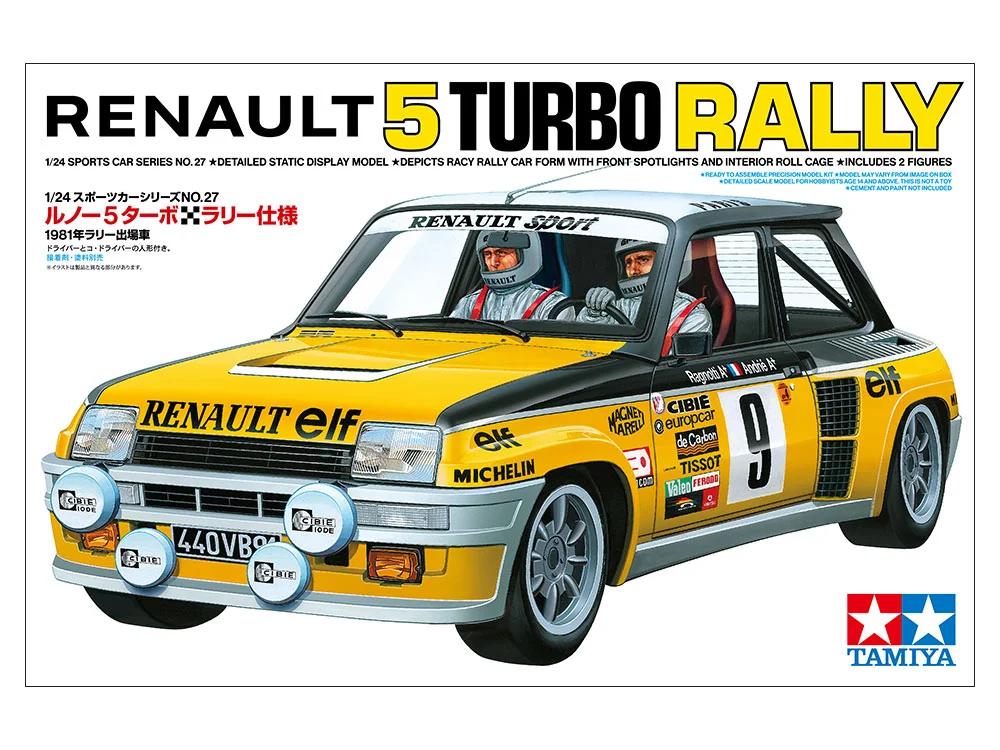 Tamiya 1/24 Renault 5 Turbo Rally Model Kit — official product photo 2
