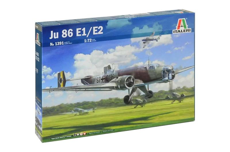 Italeri 1/72 E-1 Ju-86 E-2 Model Kit — official product photo 1