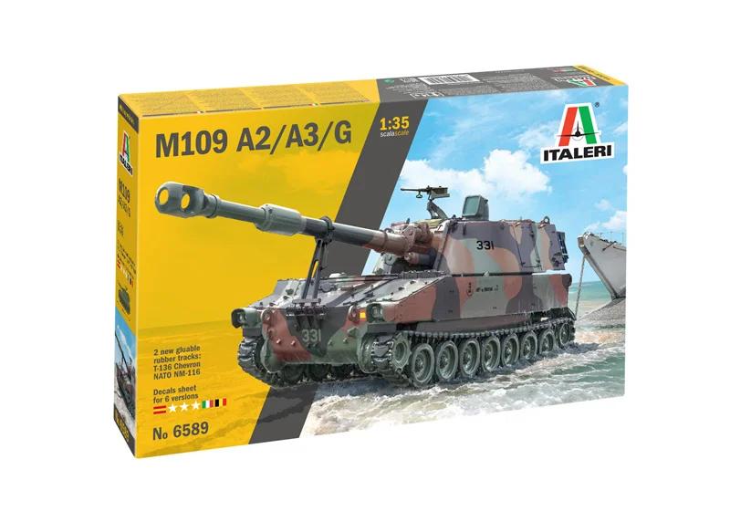 Italeri 1/35 M109 A2-a3-g Model Kit — official product photo 1
