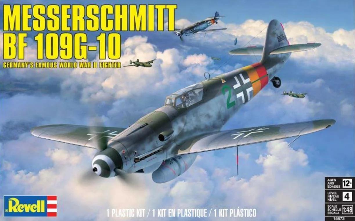 Revell 1/48 Messerschmitt Me-109g Model Kit — box art