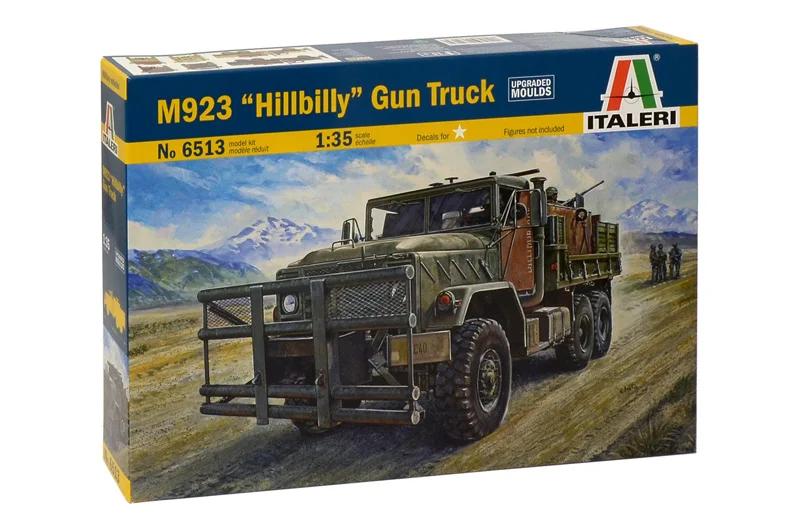 Italeri 1/35 M923 Hillbilly Gun Truck Model Kit — official product photo 1
