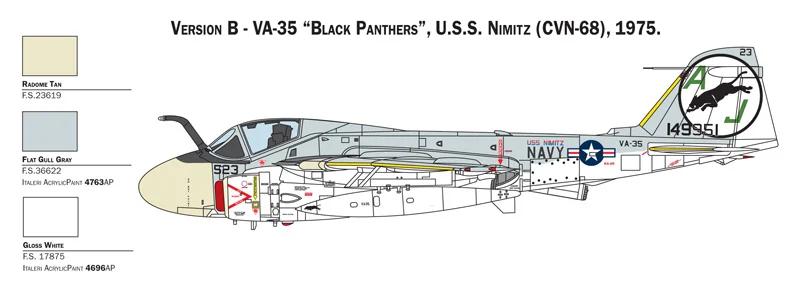 Italeri 1/72 Ka6d Intruder Usn Arcrft Model Kit — official product photo 4