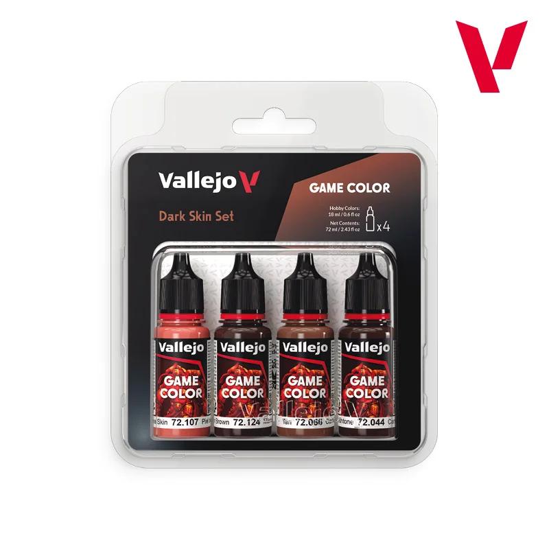 Vallejo Game Color Set Dark Skin 4pc — product photo