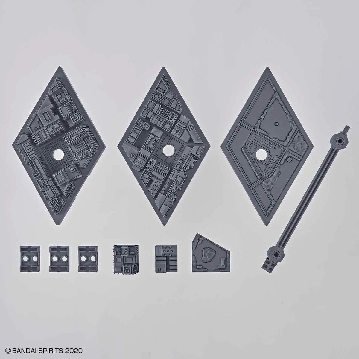 Bandai 04 Customize Scene Base Landscapever30mm Model Kit — official product photo 1