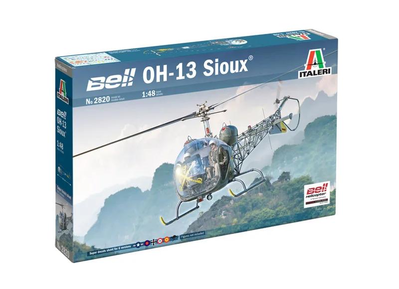 Italeri 1/48 OH-13 Sioux Korean War Model Kit — official product photo 1