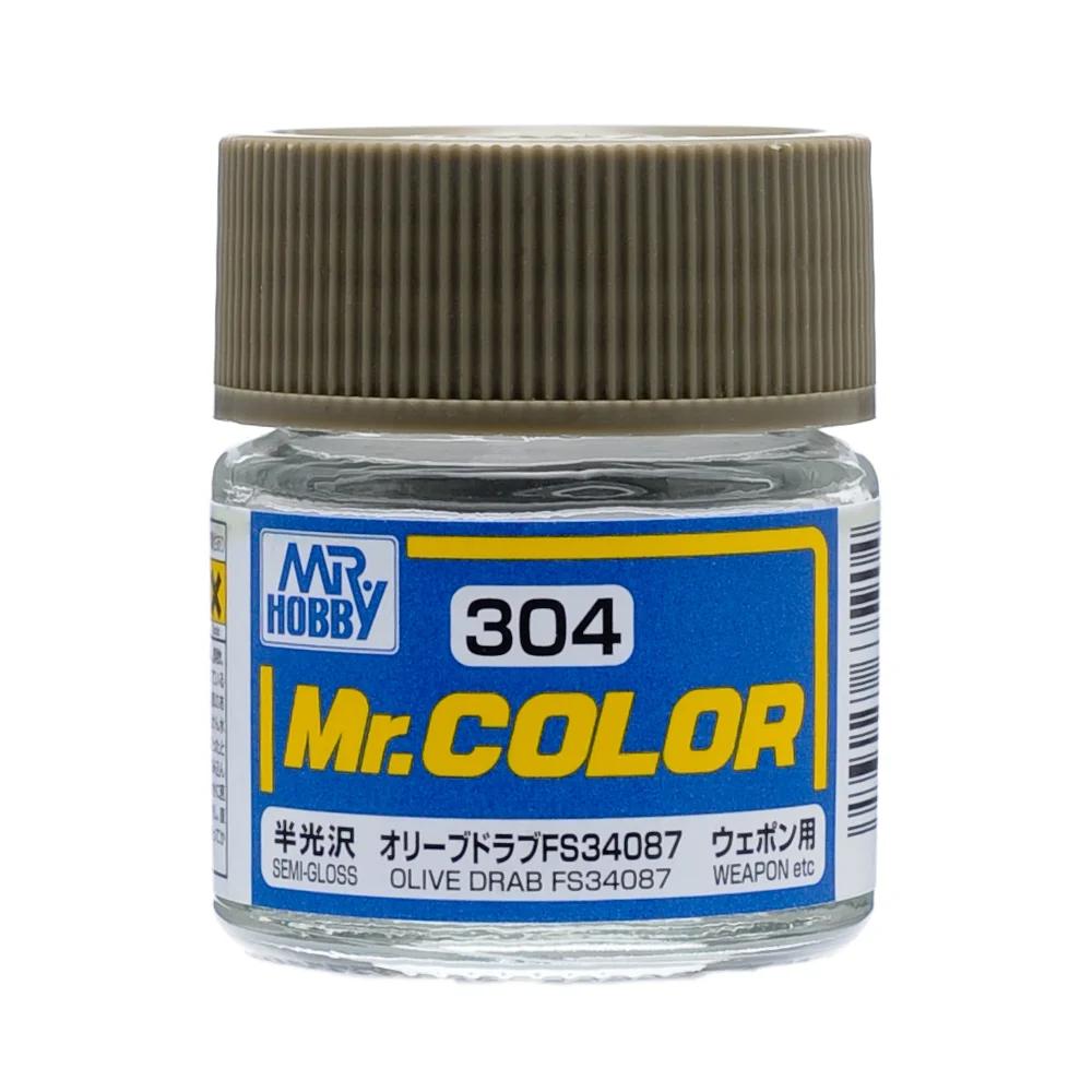 Mr. Hobby Mr. Color Olive Drab FS34087 (C304) 10 ml — official product photo 1