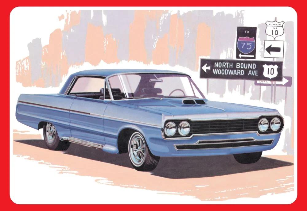 AMT 64 Chevrolet Impala Super Street Rod 1 Model Kit — box art