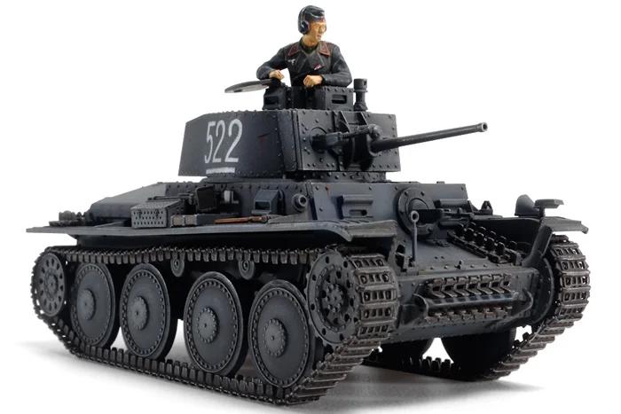 Tamiya 1/48 German Panzer 38 Ausf E F Model Kit — box art