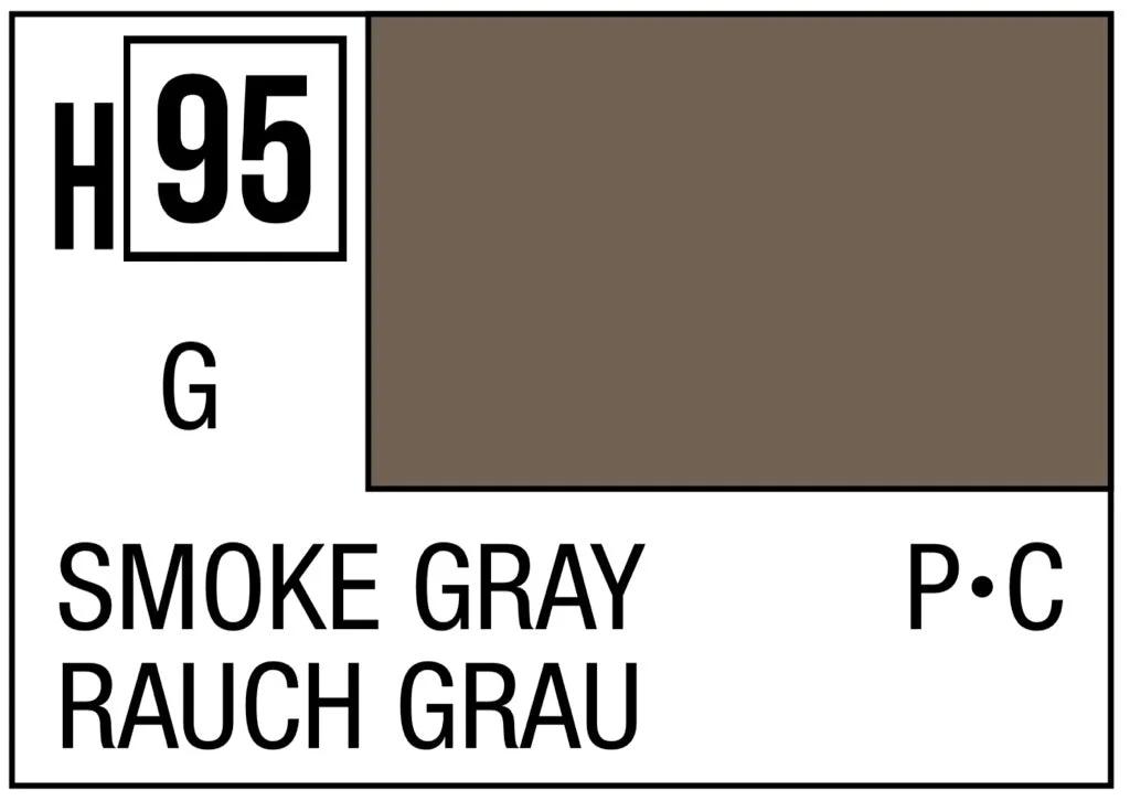 Mr. Hobby Aqueous Hobby Color H95 Gloss Smoke Gray 10ml — product photo