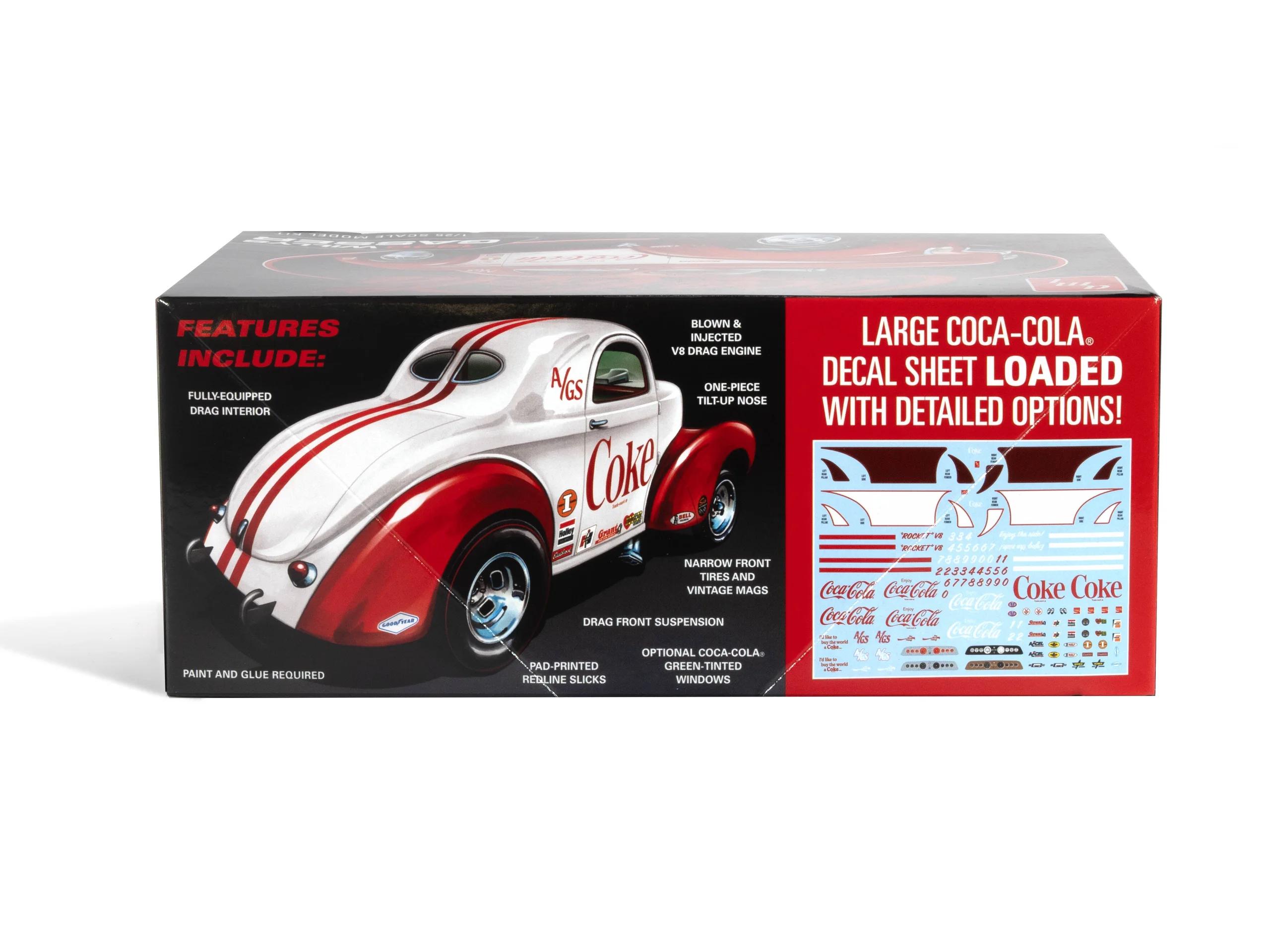 AMT 1/25 40willys Coupe Coke Race Team Model Kit — official product photo 5