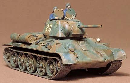 Tamiya 1/35 T-34 Russian 76 Tank Model Kit — box art
