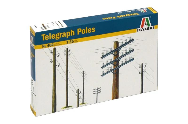 Italeri 1/35 Telegraph Poles Model Kit — official product photo 1