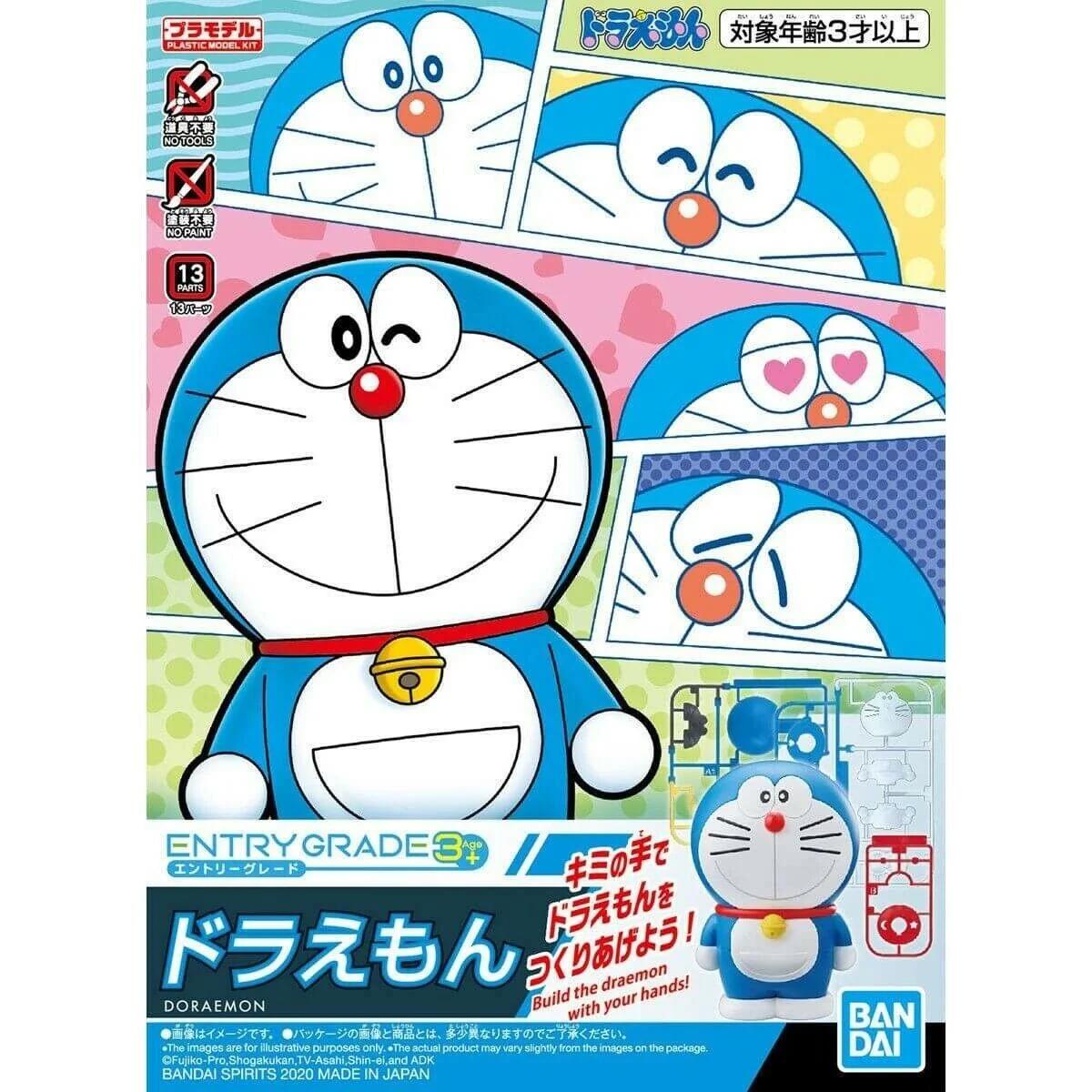Bandai 1/144 EG 4 Doraemon Spirits Model Kit — box art
