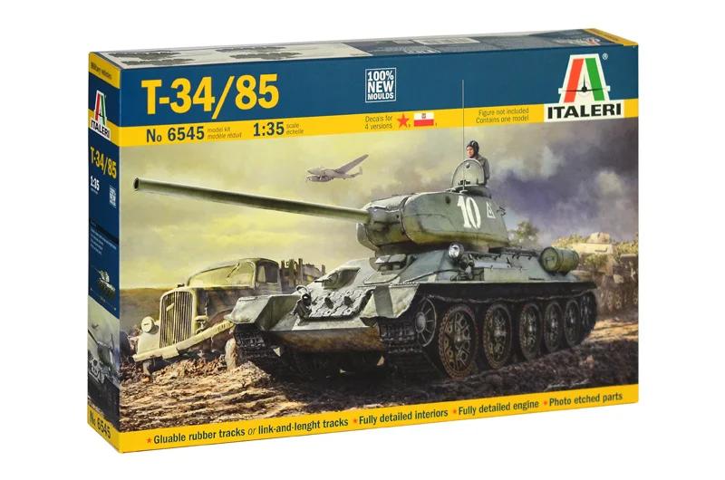 Italeri 1/35 T-34 85 Model Kit — official product photo 1