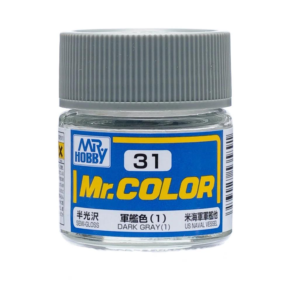 Mr. Hobby Mr. Color Dark Gray (1) (C31) 10 ml — official product photo 1