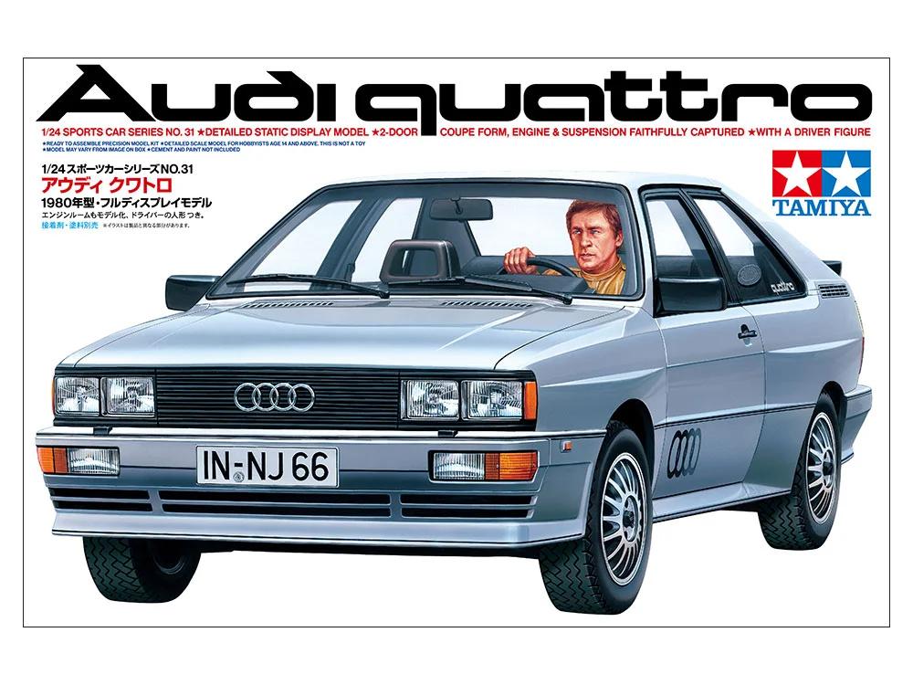Tamiya 1/24 Audi Quattro Model Kit — official product photo 2