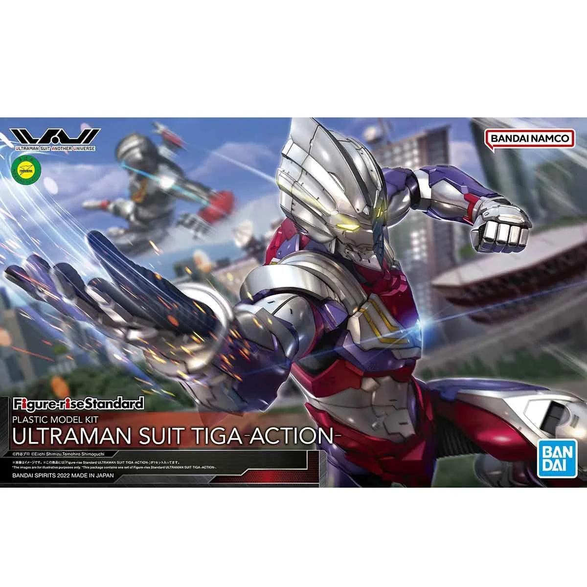 Bandai Ultraman Tiga-action Fig-rise Std Model Kit — official product photo 1