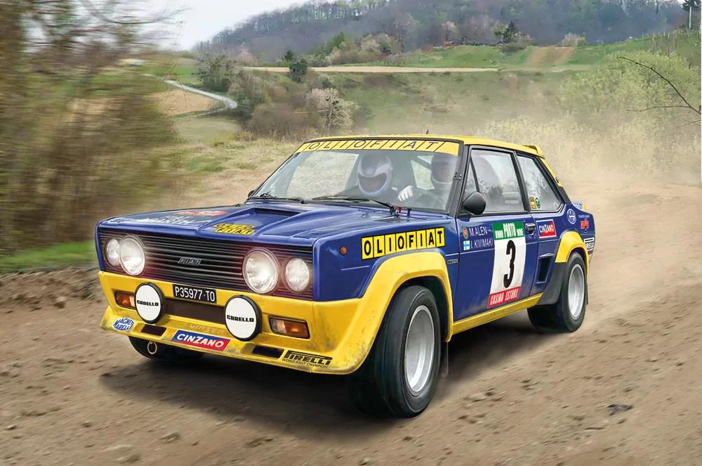 Italeri 1/24 Fiat 131 Abarth Rally Olio Fiat Model Kit — official product photo 1