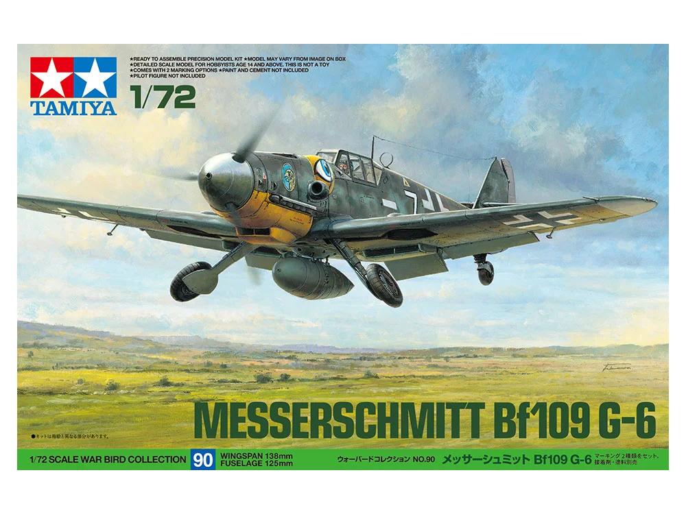 Tamiya 1/72 G-6 Messerschmitt Bf109 Model Kit — official product photo 2