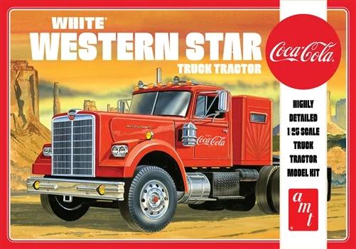 AMT 1/25 White Western Star Tractor Model Kit — box art