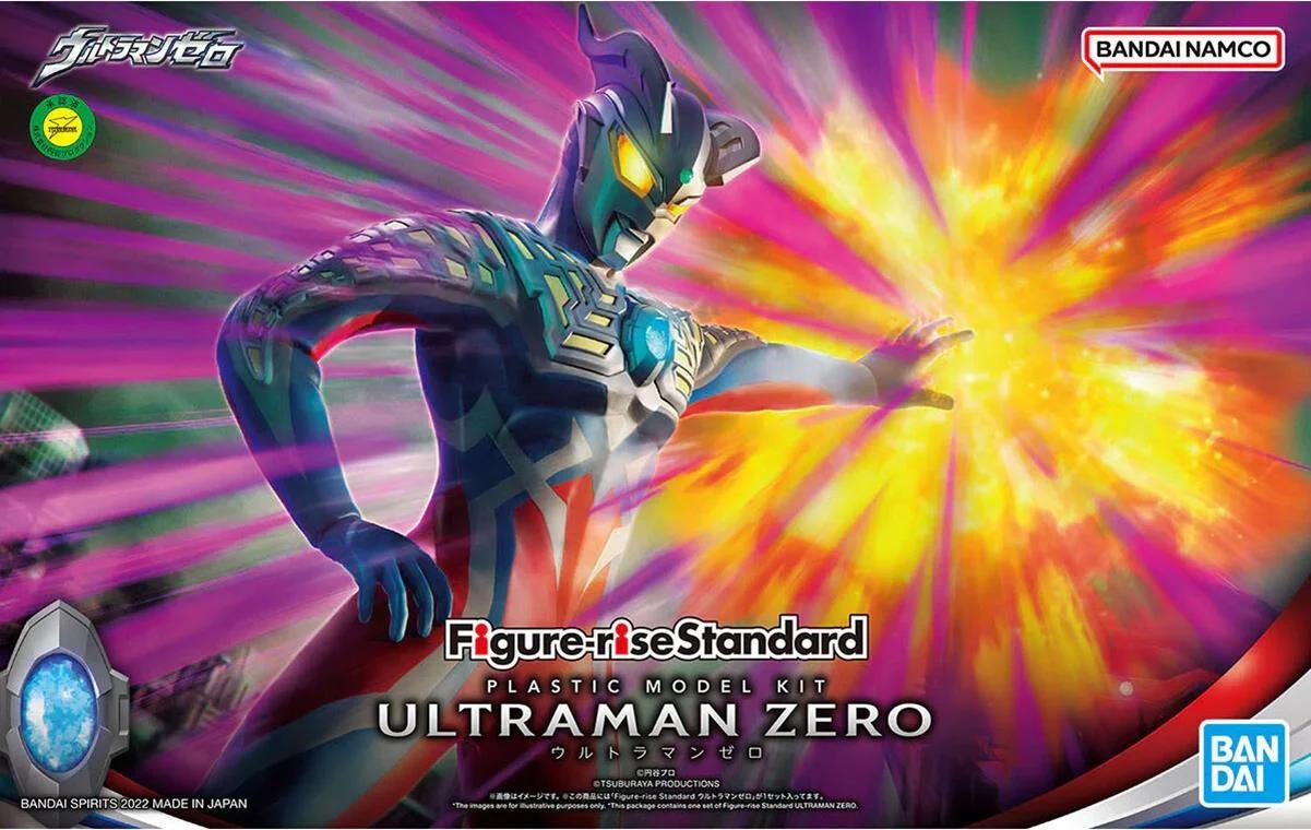 Bandai Ultraman Zero Fig-rise Std Model Kit — box art