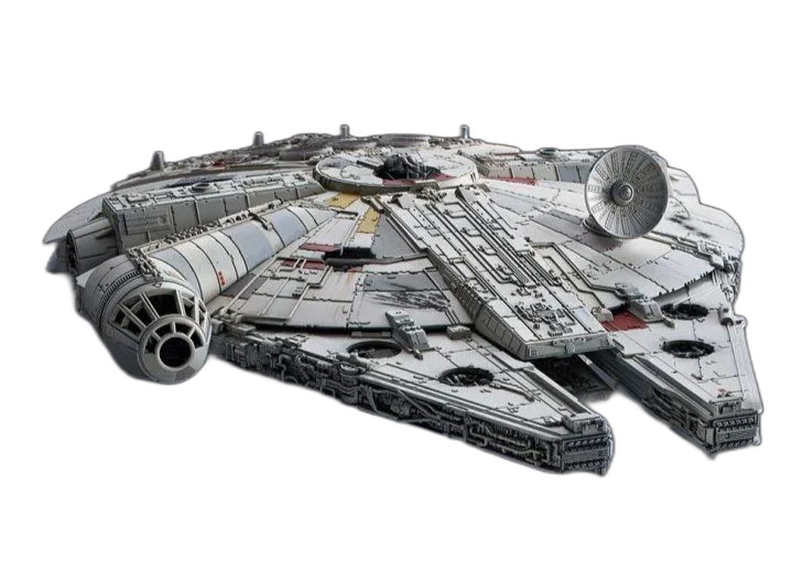 Bandai 1/144 Millennium Falcon Rise Skywalker Model Kit — box art