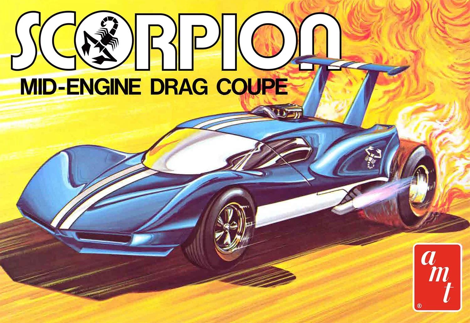 AMT 1/25 Scorpion Drag Coupe Model Kit — box art