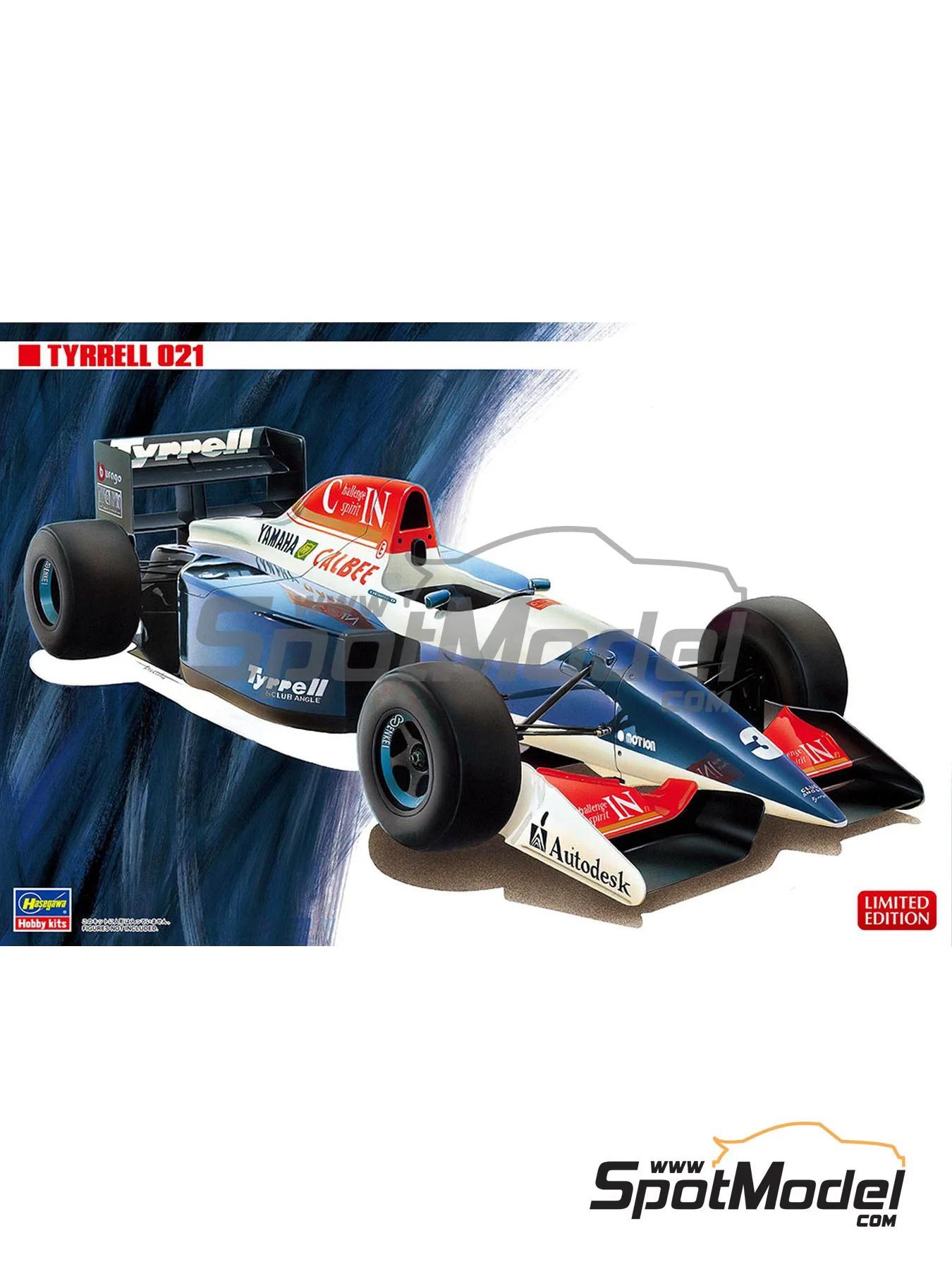 Hasegawa 1/24 Tyrrell 021 Model Kit — box art