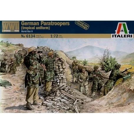 Italeri 1/72 German Paratrooper Ww-ii Model Kit — box art