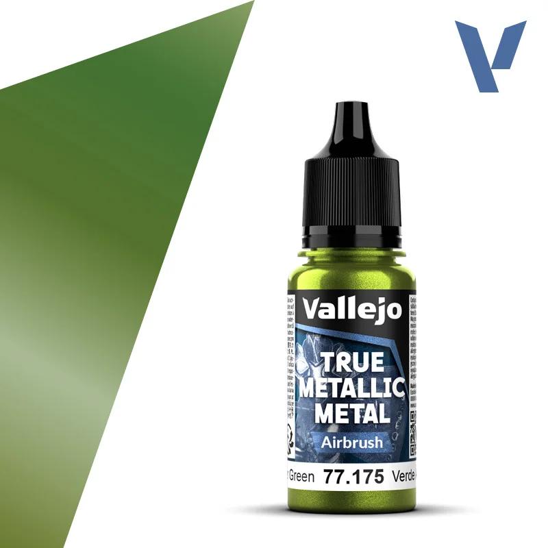 Vallejo True Metallic Amber Greenair6pk — product photo
