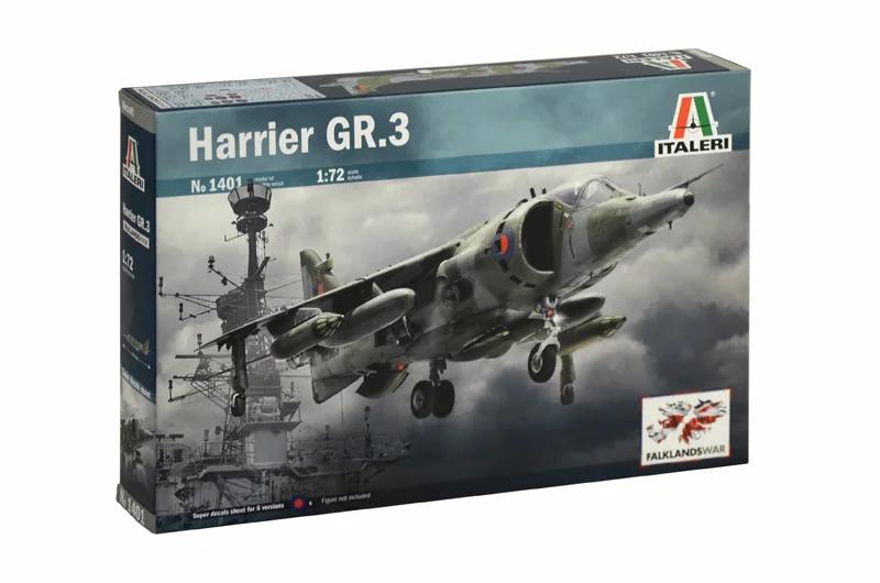 Italeri 1/72 Harrier Gr3 Fighter Model Kit — official product photo 1