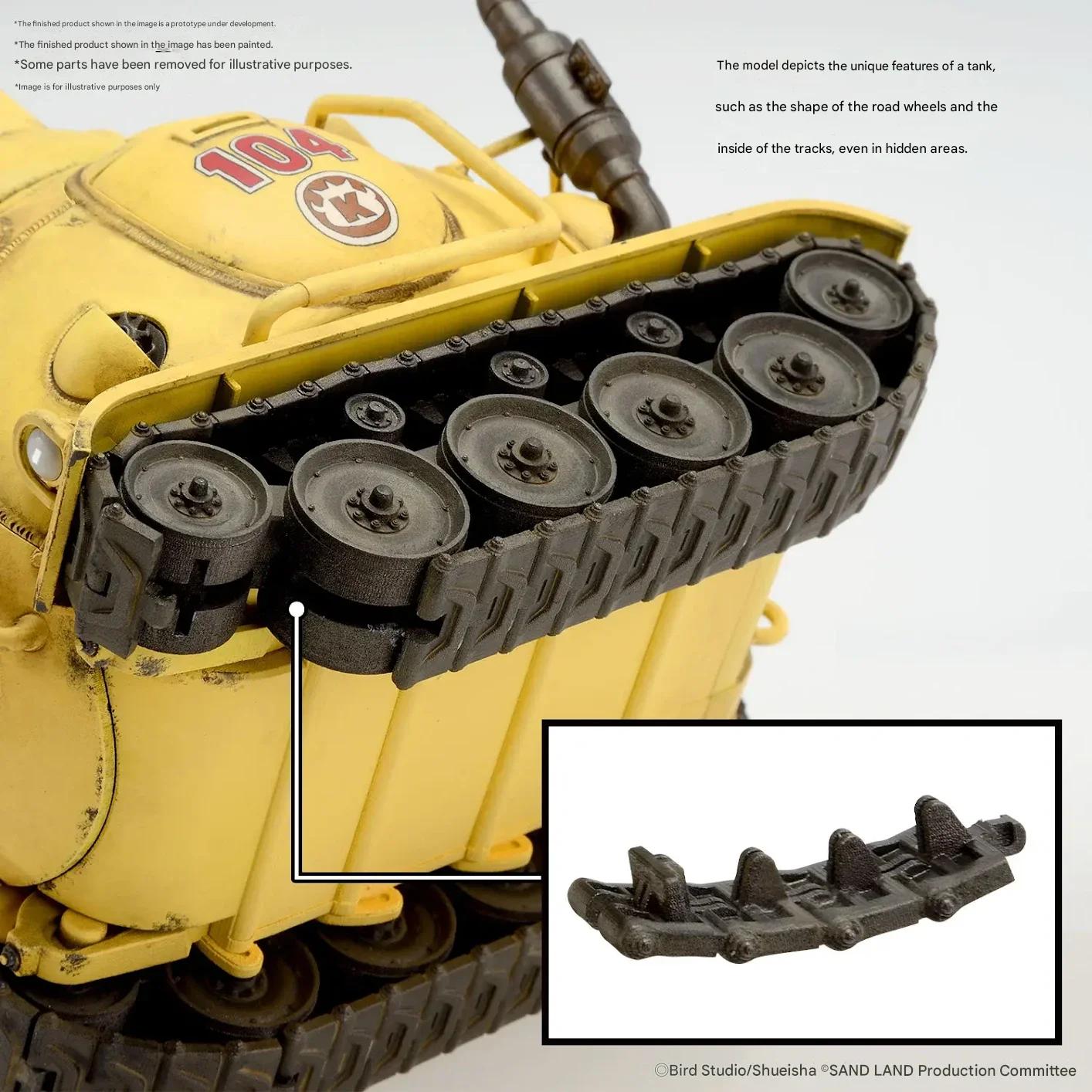 Bandai 1/35 Sand Land Royal Army Tank Corps No. 104 Model Kit — product photo 4