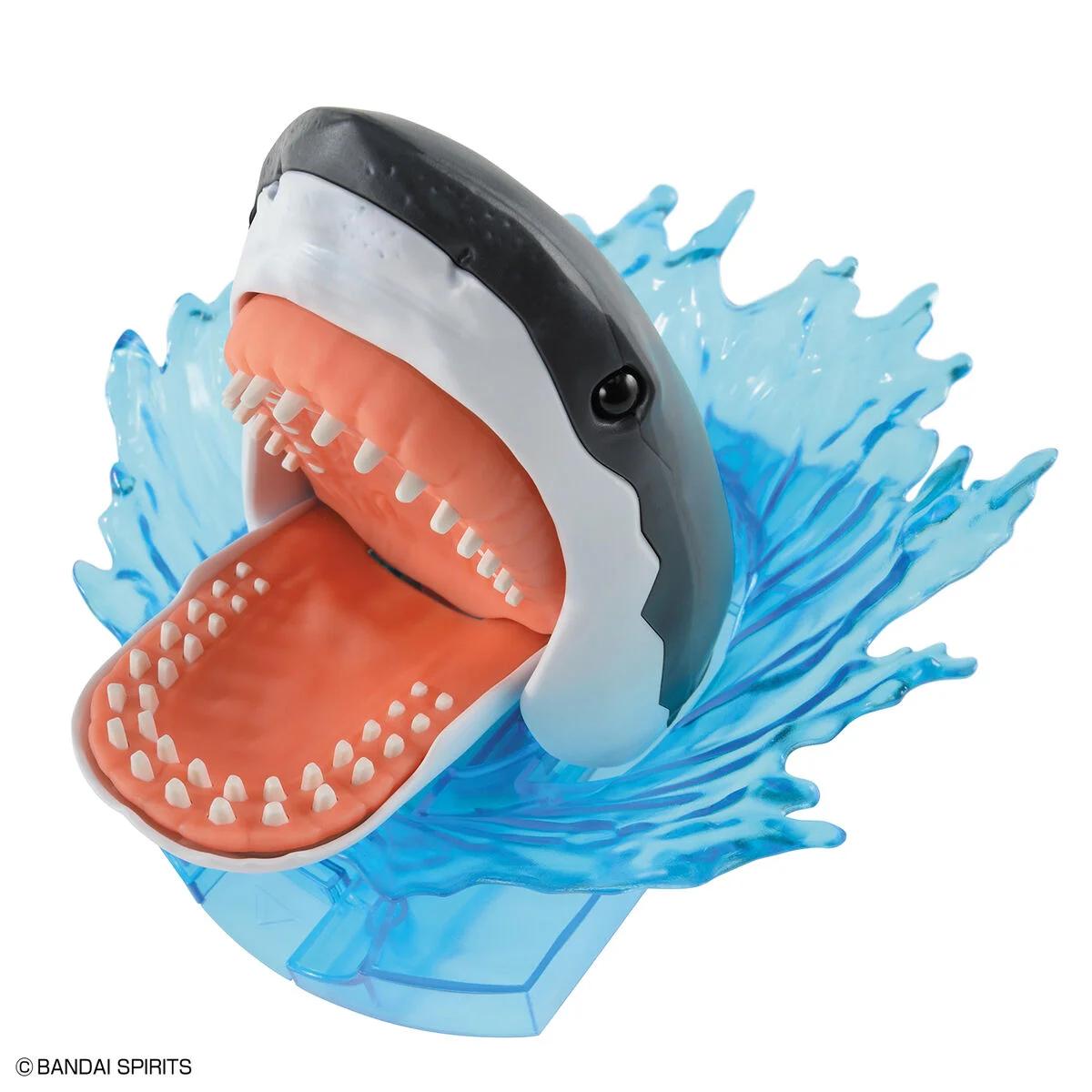 Bandai Great White Shark Exploring Lab Model Kit — official product photo 1