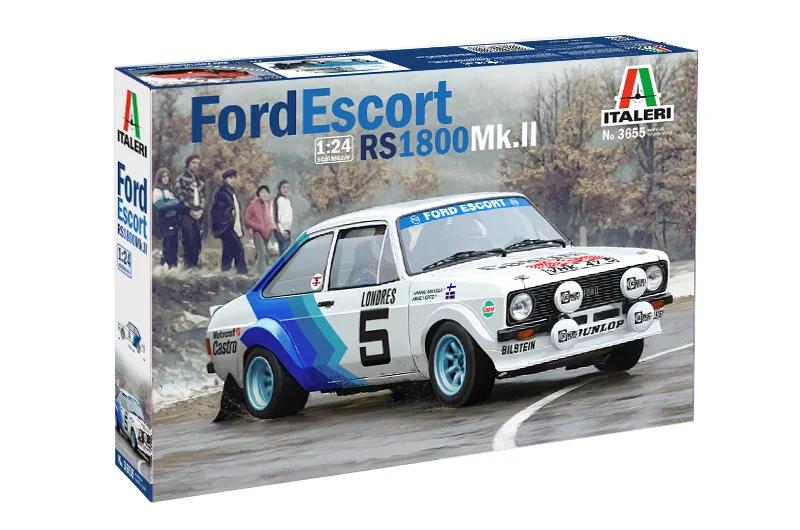 Italeri 1/24 Ford Escort Rs1800 Mkii Model Kit — official product photo 1