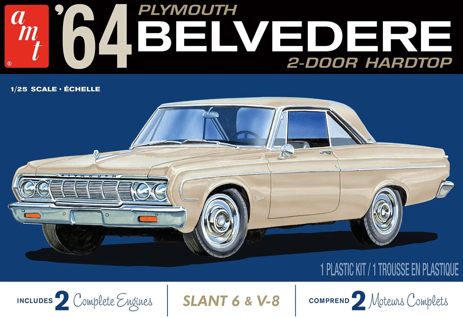AMT 1/25 1964 Plymouth Belvedere Model Kit — official product photo 1