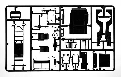 Italeri 1/35 US Commando Jeep Model Kit — official product photo 5