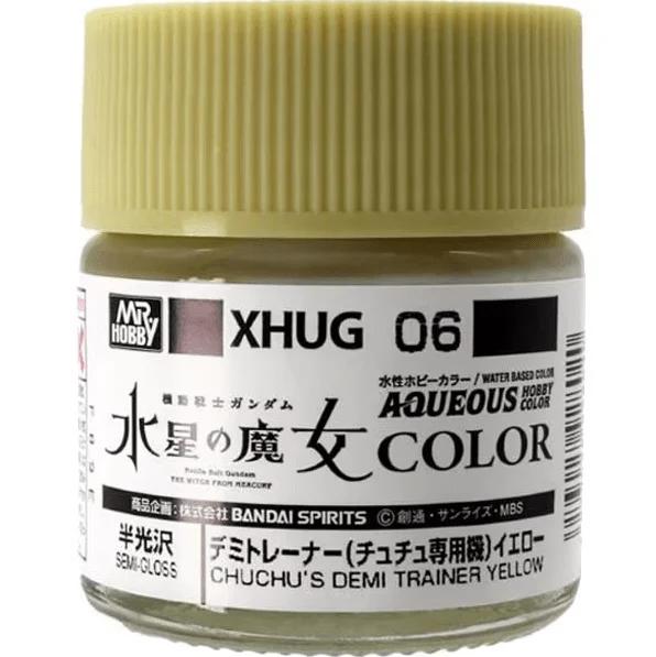 Mr. Hobby XHUG06 Aqueous Gundam Color Chu Chu's Demi Trainer Yellow 10ml — product photo