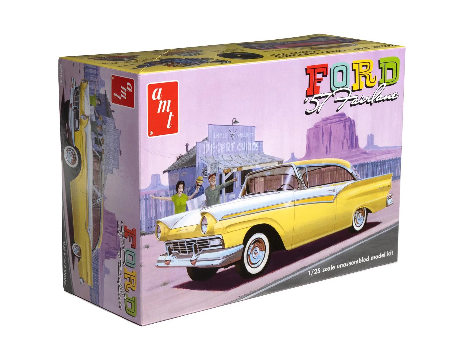 AMT 1/25 57ford Fairlane Hardtop 3n1 Model Kit — official product photo 1