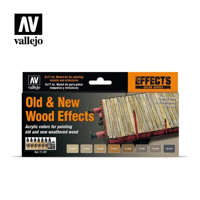 Vallejo Air Old New Wood Effects Set 8 — product photo
