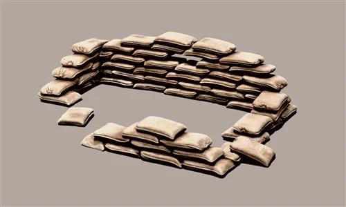 Italeri 1/35 Sandbags Model Kit — official product photo 1