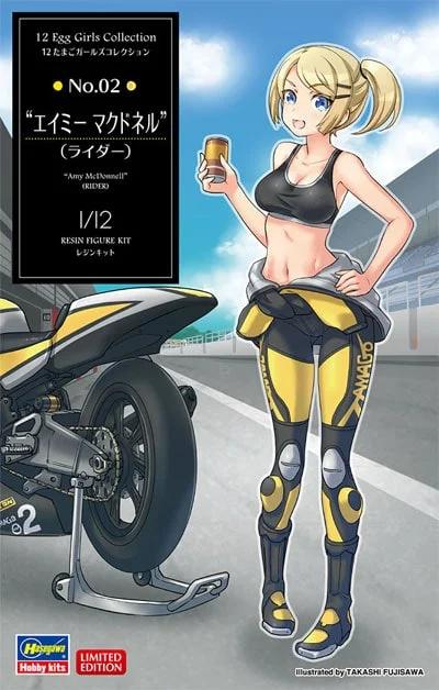 Hasegawa 12 Egg Girls Collect No 02amymcdonnell Model Kit — box art
