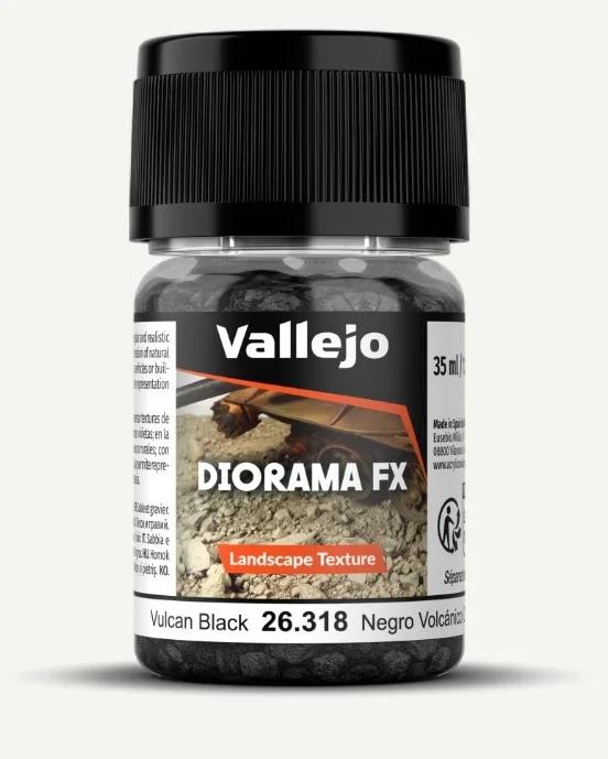 Vallejo Vulcan Black 2-5mm Landscape Diorama Fx — product photo