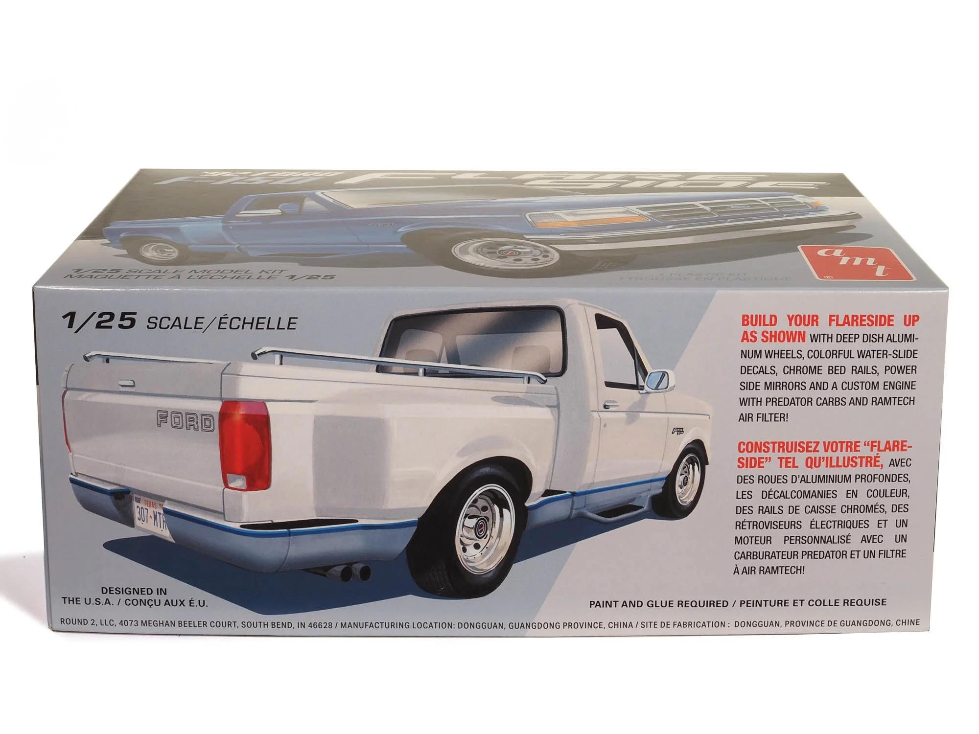 AMT 1/25 F-150 92 Ford Flareside Model Kit — official product photo 3