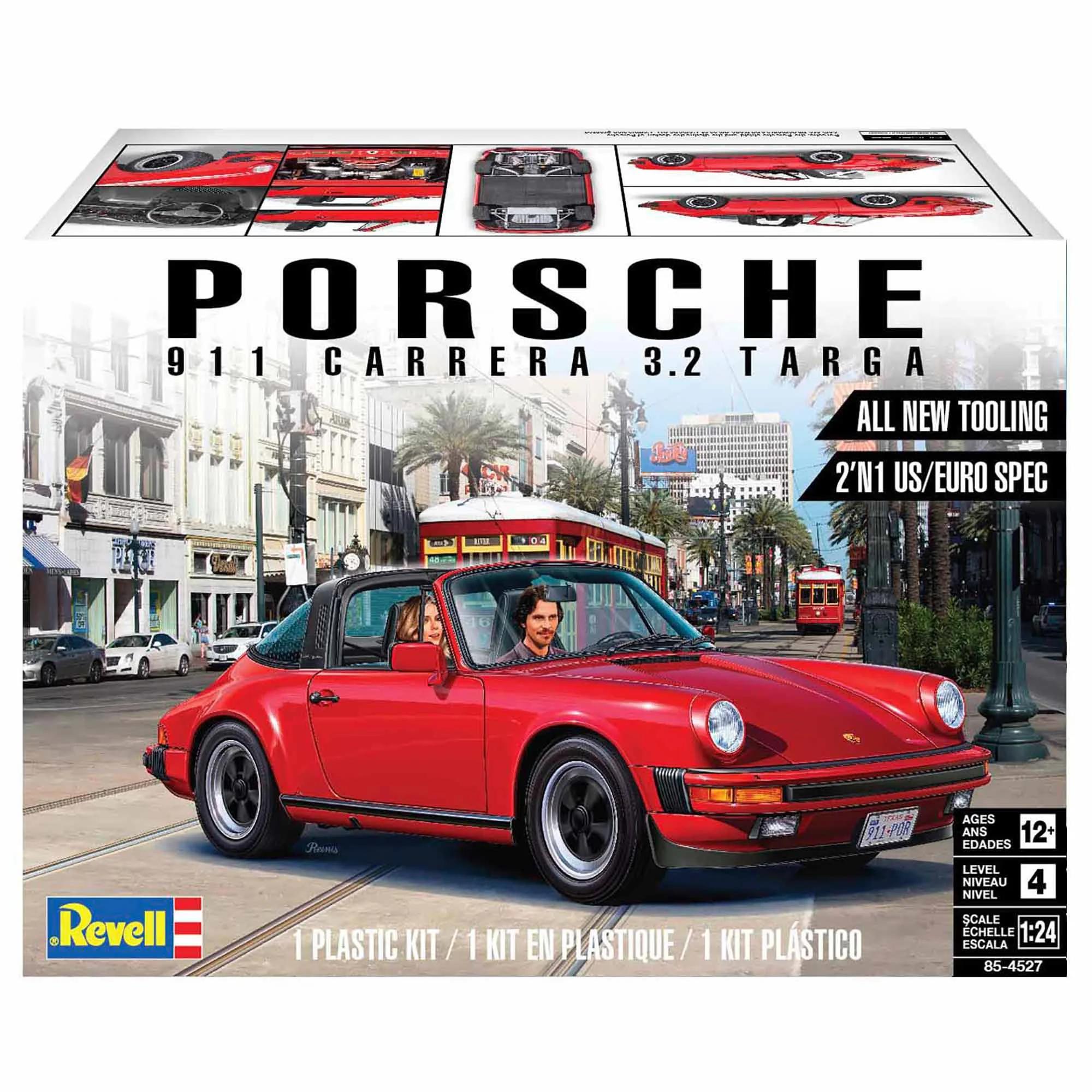 Revell 1/24 Porsche 911 Carrera 3 2 Targa Model Kit — official product photo 1