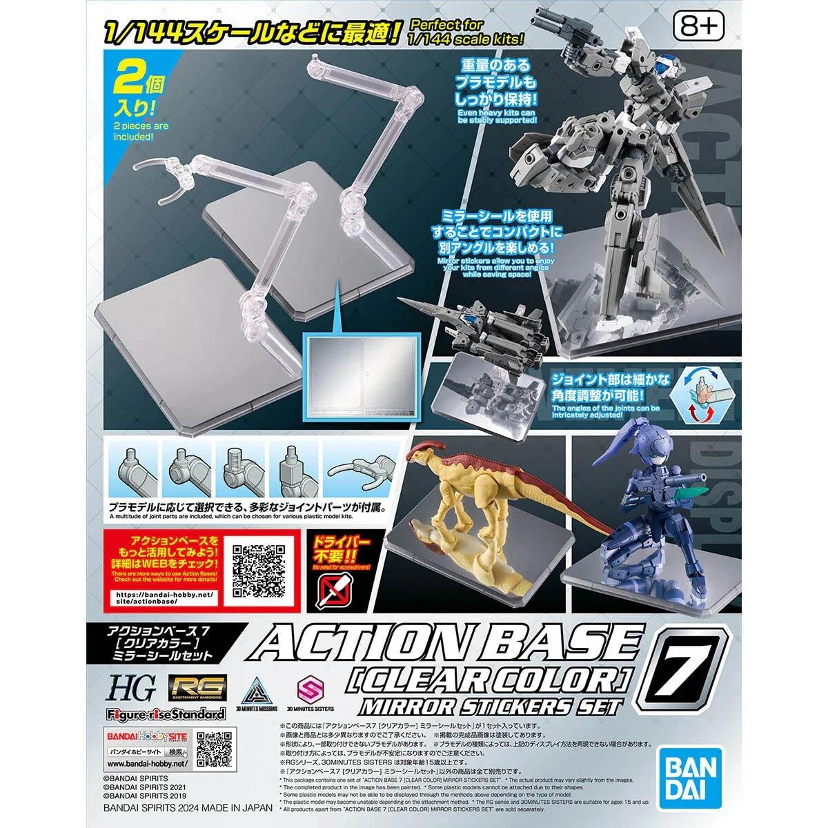Bandai AB Action Base 7 Mirror Sticker Setclear — product photo