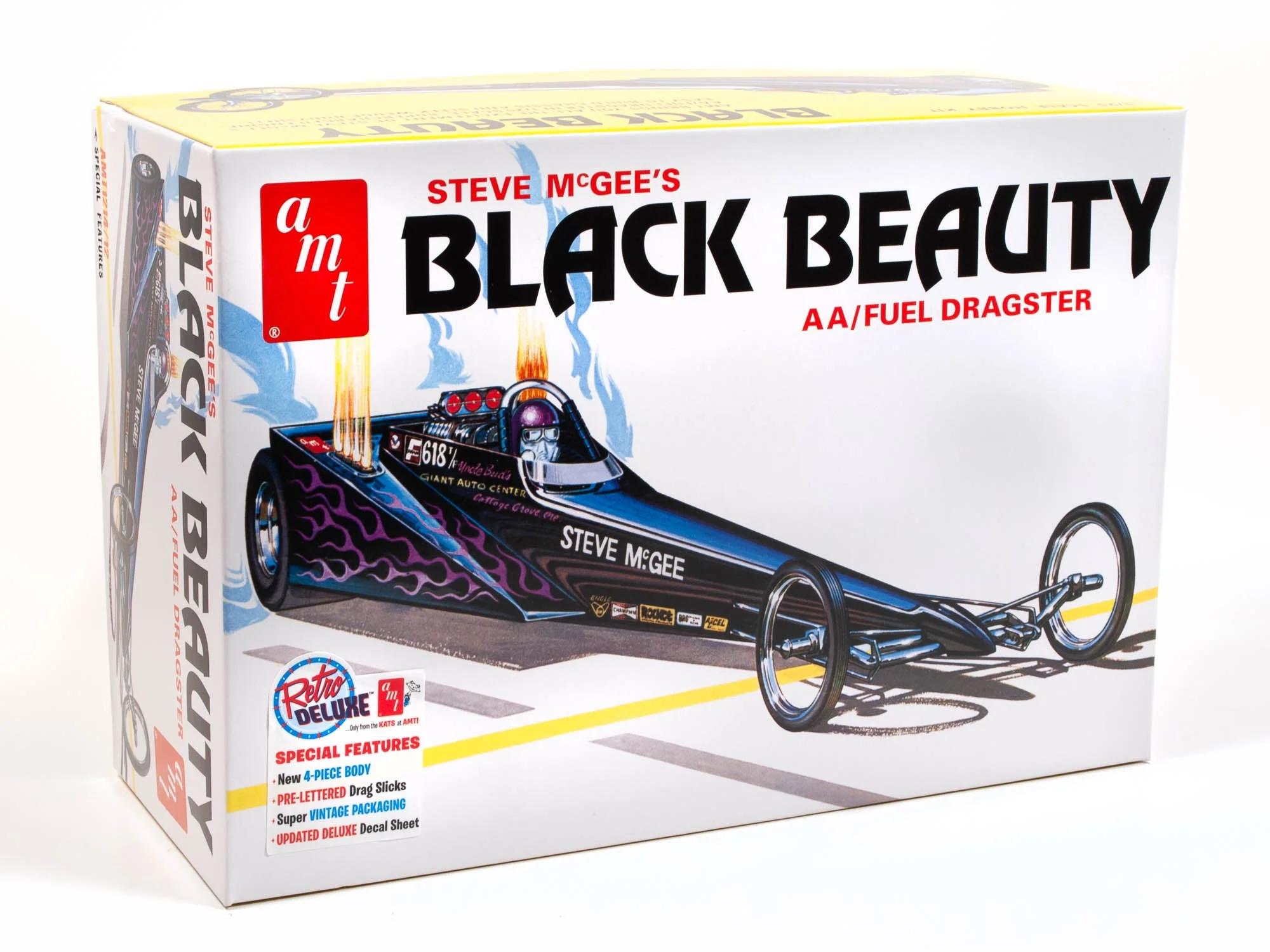 AMT 1/25 Steve Mcgee Blk Beauty Wedge Drgstr Model Kit — official product photo 1