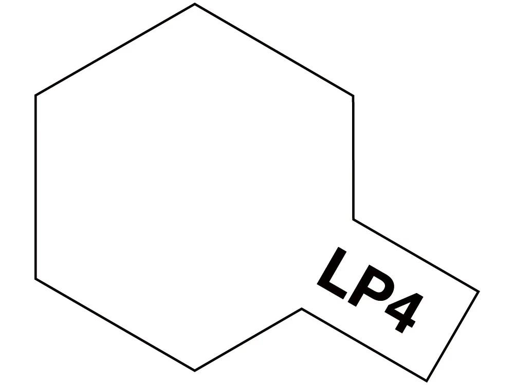 Tamiya LP-4 Lacquer Flat White — official product photo 1