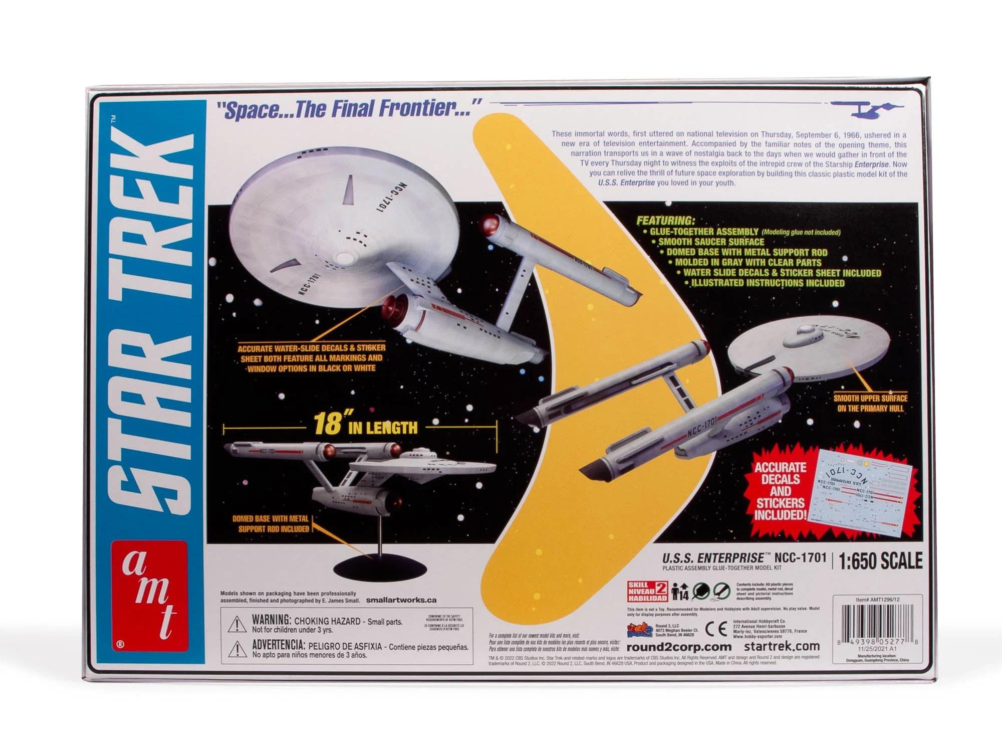 AMT 1/650 Star Trek Classic U S S Enterpris Model Kit — official product photo 4