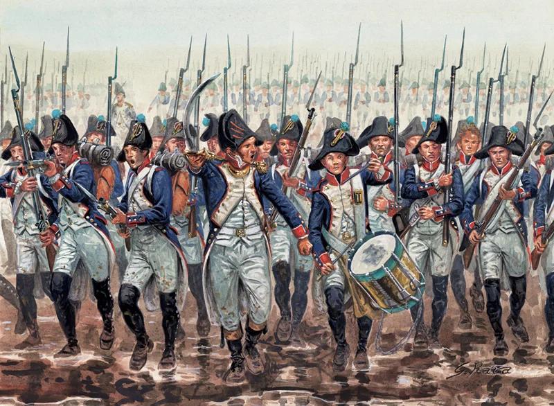 Italeri 1/72 French Infantry 1800-1805 Model Kit — official product photo 1